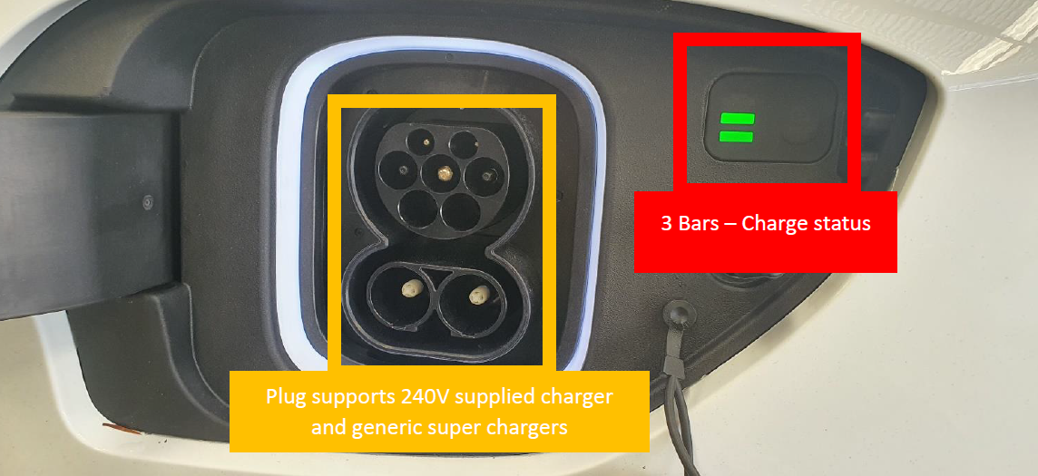 how do i charge my hyundai kona