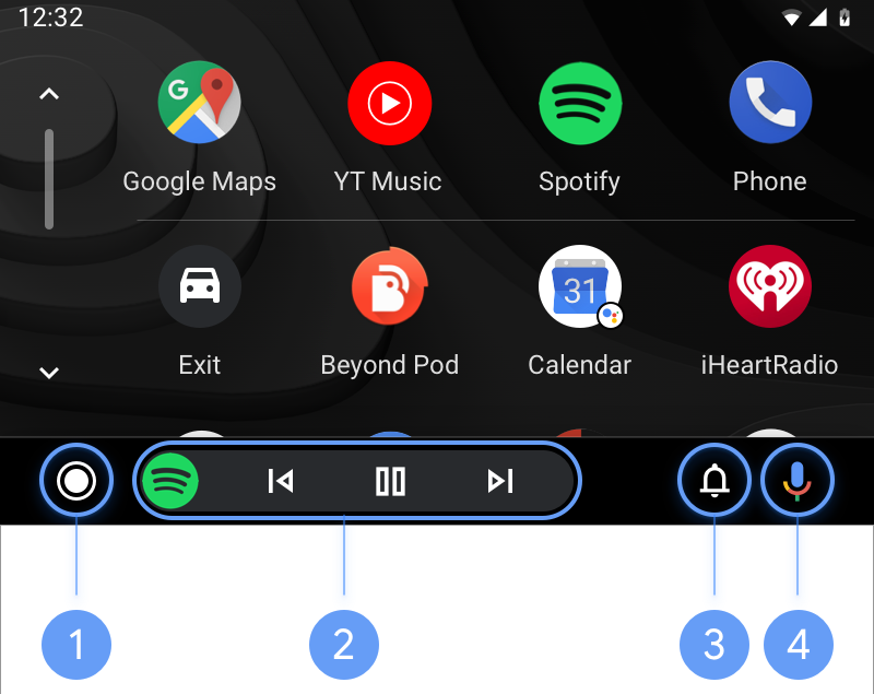 App launcher UI