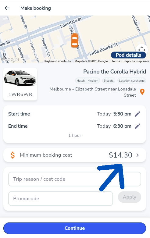 location surcharges for certain areas